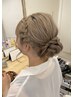 【9:00～10:00】《結婚式などセレモニーに》シニヨンセット￥3850→￥3500