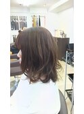 ミディアムボブ×おすぎ