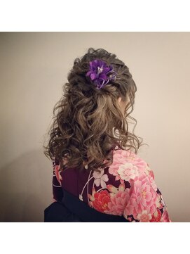 セットサロン フルール(Fleur) ふわふわ編み込みハーフアップ