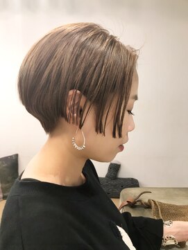 チクロヘアー(Ticro hair) 【 TICRO大石】SHORT BEIGE