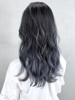 アルバム 銀座(ALBUM GINZA)&nbsp;アイスブルー_フリンジウェーブセシルカット_ba303493