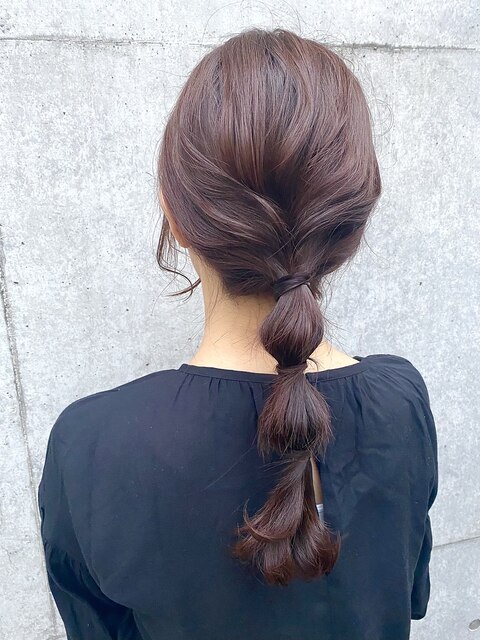 ロング/簡単ヘアアレンジ