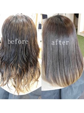 スミカ(sumica) #縮毛矯正　#ブリーチ毛に縮毛矯正　#ツヤ髪