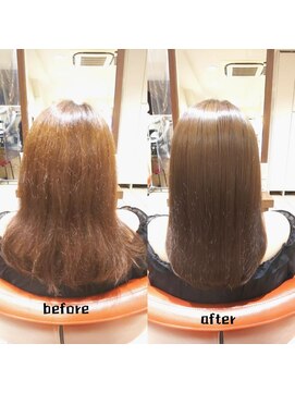 ネオリーブチノ 登戸店(Neolive cino) 髪質改善 酸熱TR 超音波ハホニコTR ロング艶髪