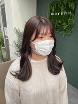 マーシュアトレ(marshu atre)&nbsp;顔まわりレイヤーカット☆