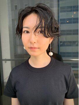 イトシテ マニッシュショート×波巻きパーマ【担当 ジン トモヒト】