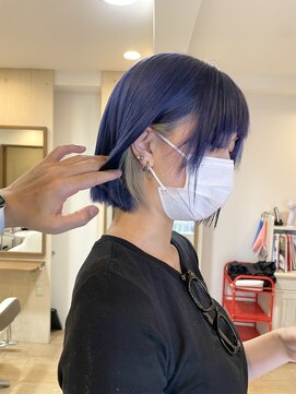 グレース バイ ポルテ(grace by PORTE) ブルーブラック&インナーホワイト