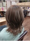 ベージュ ウルフ