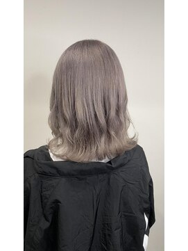 ヘアーデザイン ジェルム(Hair Design germe) パールグレーカラー --RINA--