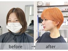 人気のケアブリーチを使い、一人一人に似合わせカラーを！ヘアースタイルで変わります☆