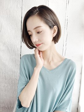 オルテプラスエヌ(horte +n) 20代30代40代　試してみたい冷静ボブ【京都駅】