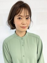 ボブ/ロブ/切りっぱなし/前髪/顔周りカット/銀座一丁目