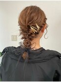 ミディアムさんでも可愛い あみおろしヘア