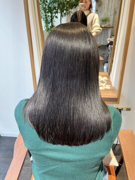 リノ(Lino) 10代20代【髪質改善カラー】ミントグレージュ