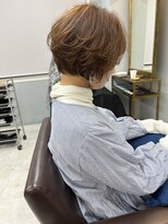 ドロシー 郡山桑野店(Dorothy) イメチェンハッシュカットフルバング似合わせレッドブラウン