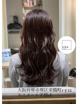 ニコ(niko)&nbsp;【二村】大人の上品　艶感ピンクブラウン