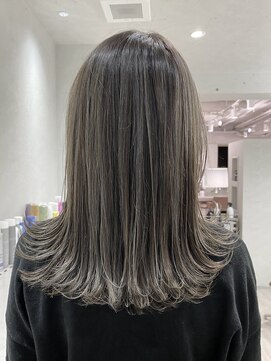 ネックス 表参道本店(nex) nex表参道明るい白髪染めナチュラルベージュ30代40代50代60代