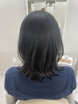 ウルア 吉祥寺店(ULUA)&nbsp;髪質改善 艶髪 韓国風　レイヤーカット ブルーブラック 吉祥寺
