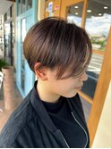 岡山 女性刈り上げ丸みをショート