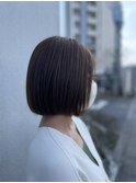 切りっぱなしボブ
