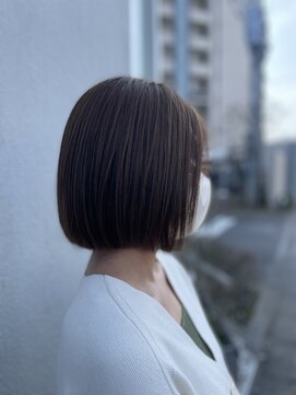 アルム(hair salon Alum) 切りっぱなしボブ