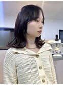 前髪/アンブレラカラー/こなれミディ/髪質改善/イメチェン