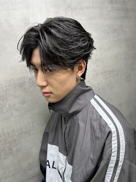 ネクスト 静岡店(NEXT) MEN'S HAIR/ブルーブラック/スペインカール/韓国マッシュ