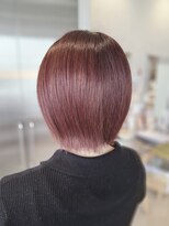 オーガニック リブ 川越(organic+live)&nbsp;大人可愛い丸みボブピンクラベンダーベージュベビーピンク