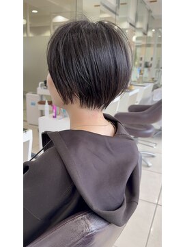 ハピネス 西大寺店(Happiness) ショートカット×ひし形ショートボブ×前髪あり30代40代50代