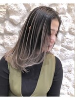 ヘアサロン エフ 渋谷(F)&nbsp;#バレイヤージュ#ハイライト#白髪ぼかし#30代#40代