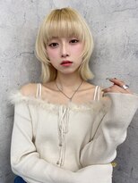 リミットバイアフィナー 大宮店(limit by Afinar)&nbsp;レイヤーボブ/ブロンド/顔まわりレイヤー