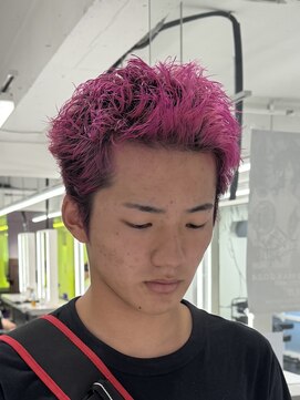 ルースト 八王子店(ROOST) チャームピンクスパイキーショート