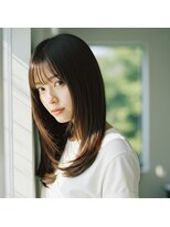 コトナ 越谷店 秋冬おすすめ暗めカラー×レイヤーミディアムヘア