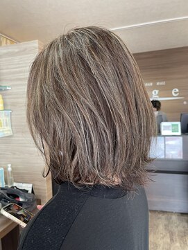 ヘアメイク アージュ 新宮店(HAIR MAKE age) 白髪ぼかしハイライト