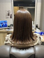 カミケンガレリア(kamiken. galleria)&nbsp;うる艶美髪カラー/切りっぱなしボブ【カミケンガレリア/郡山】