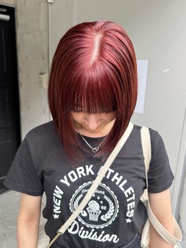 ガーデン 渋谷(GARDEN) ボブ　レイヤーボブ　フェイスレイヤー　暖色カラー