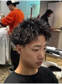 無造作スパイキーショート【ピンパーマ】