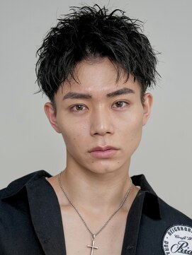 フィフス 神南(fifth) 渋谷メンズスパイキーショート緩めツイストスパイラルピンパーマ