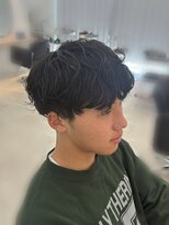 ソソ(soso.)&nbsp;MEN’S HAIR/シャドウパーマ/ツーブロック/木更津