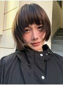ショート・ボブレイヤー/レイヤーカット/顔周りレイヤー/20代