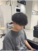 MEN’S HAIR/波巻ツイストスパイラル/フェザーパーマ/京都河原町