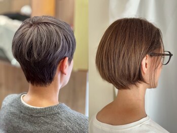 サクラ(SAKURA)の写真/大人ショートも自信あり◎計算された似合わせカットで顔周りを理想の形に！