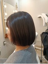 ムル 大倉山(muru)&nbsp;丸みボブ＊暗髪ショート