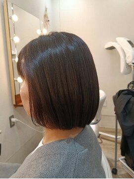 ムル 大倉山(muru) 丸みボブ*暗髪ショート