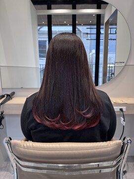 カルム 天神大名(calme) 【calme】ピンクカラー　エンドカラー　髪質改善