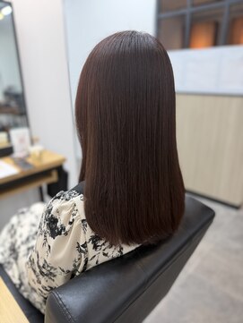 クワイア 川崎店(0choir) イメチェン/ピンクベージュ/アンブレラカラー/前髪/川崎