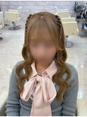 みつあみハーフツイン