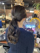 ヘアリゾート マンゴスティン(hair resort Mangosteen) ゆるっとサクッとアレンジ