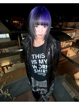 ヌル 表参道本店(Null) セクションカラー/ブリーチデザインカラー/ルーツカラー/ウルフ