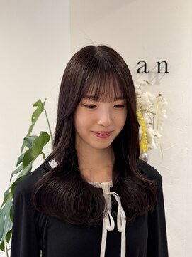 シアン ヘア デザイン(cyan hair design) 【cyan】夏におすすめ艶カシスブラウン